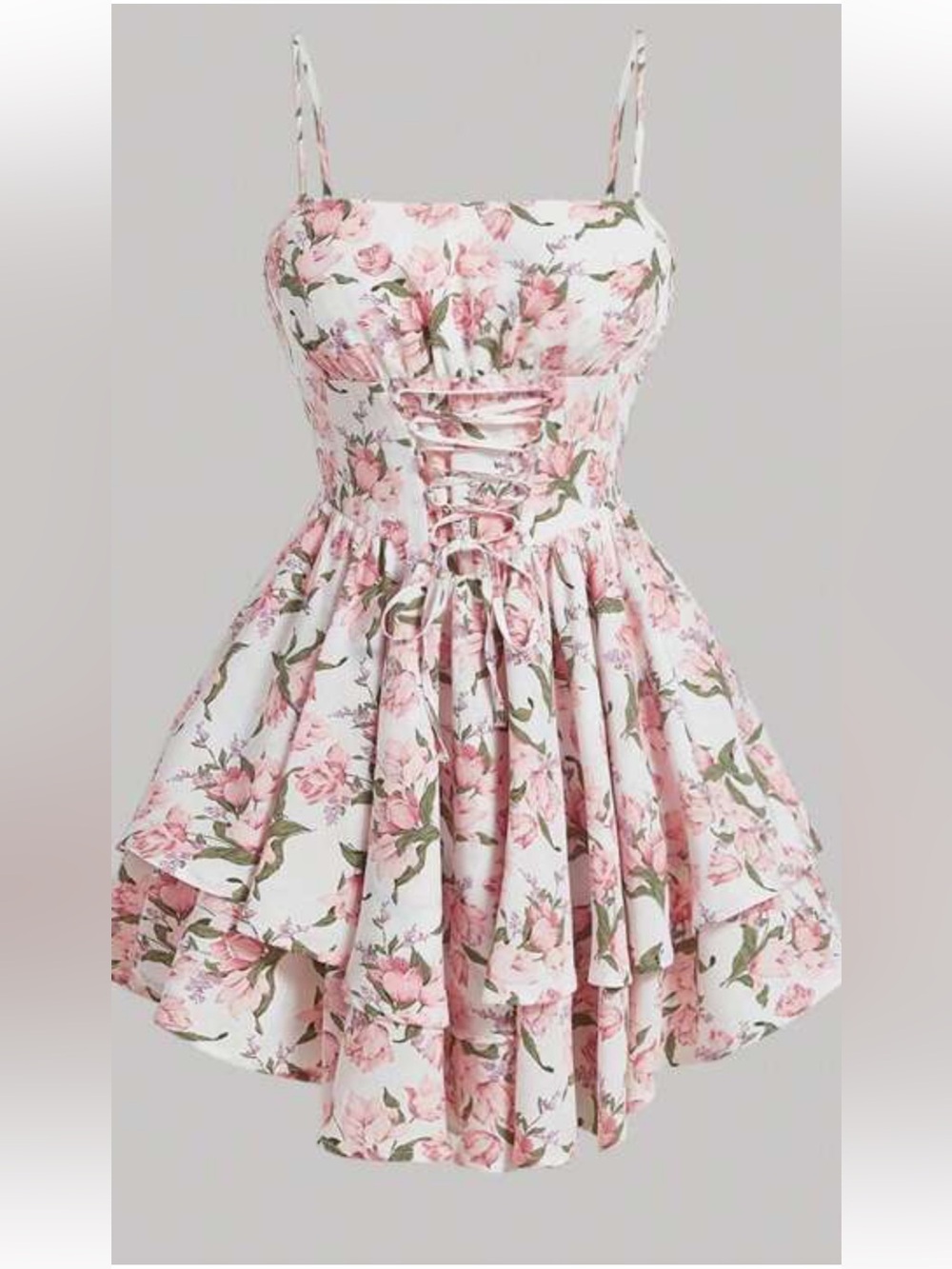 SHEIN Pink Floral Mini Dress! NWOT